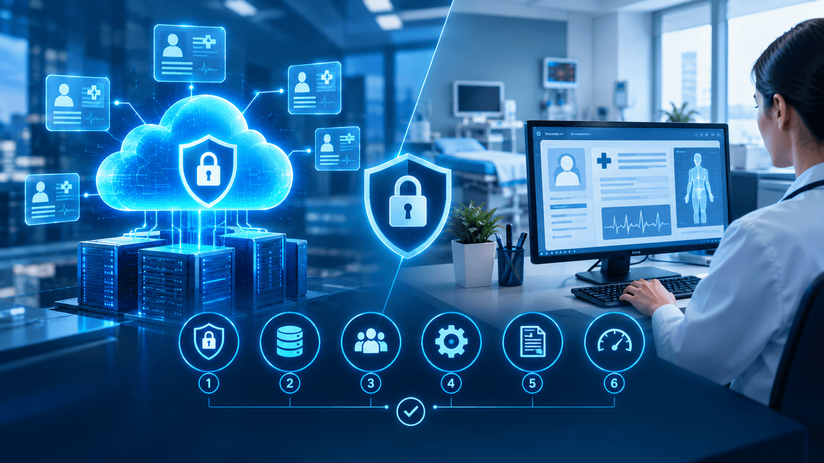 Nube o computadora de la clínica: dónde están más seguros los expedientes