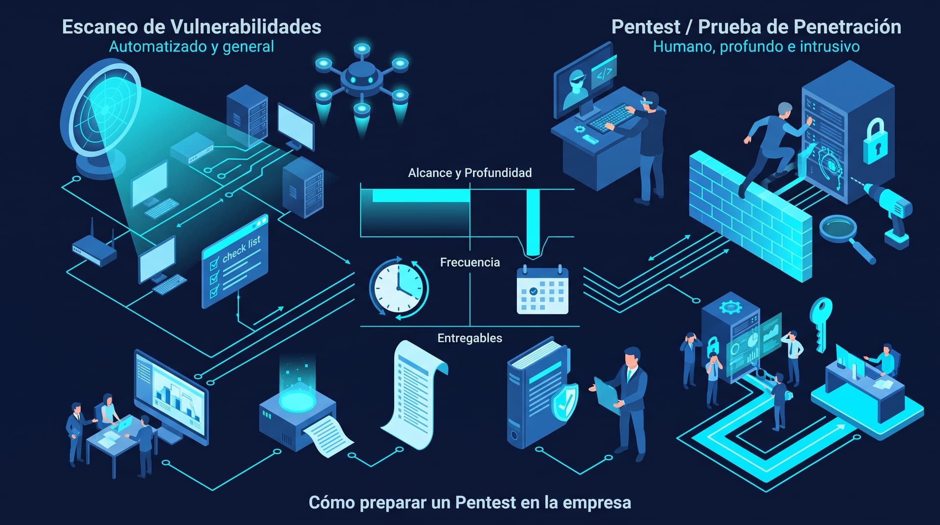 Pentest o escaneo de vulnerabilidades: qué necesita tu empresa
